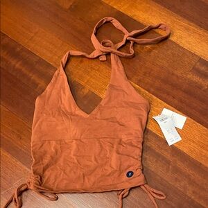 Hollister Terracotta Halter Tank Top